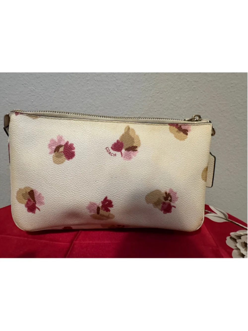 Coach Floral chain clutch / purse